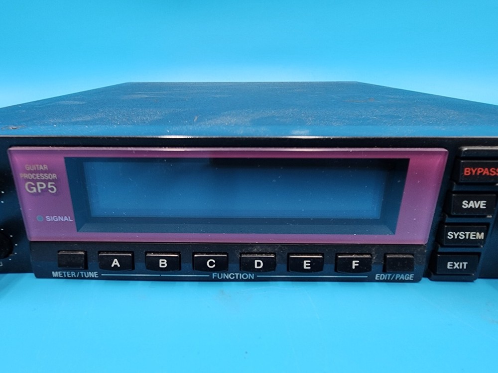 90s Sony HR-GP5 Guitar Multi Effect Instrument Processor Half Rack DPS Bass