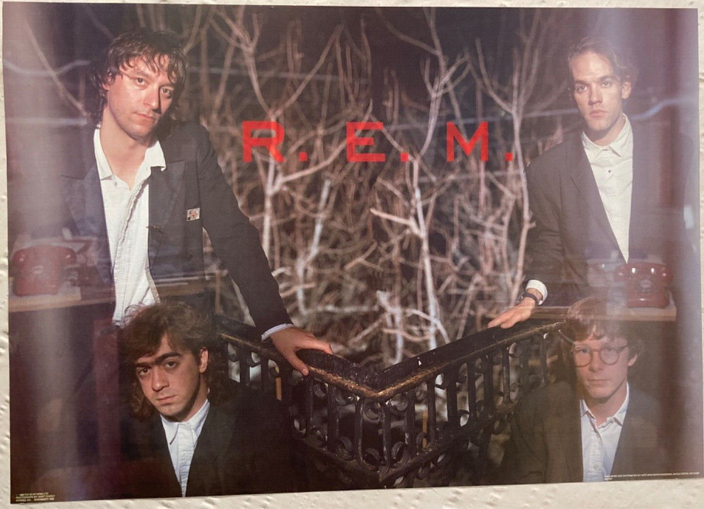 R.E.M. 1989 Poster Nice Man Minnesota Michael Stipe