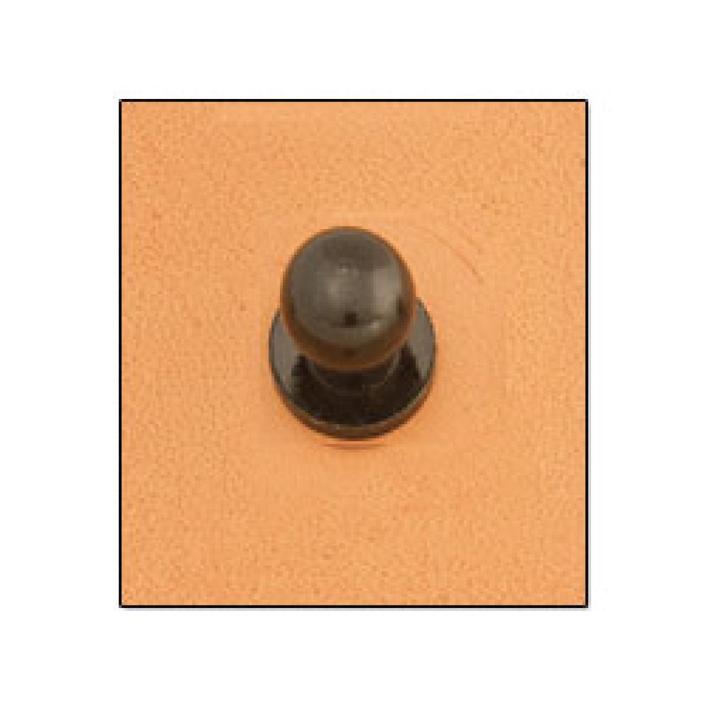 Button Stud 10 mm Screwback Black 11311-17