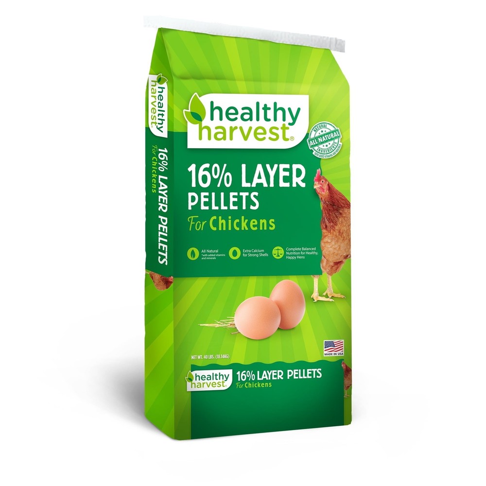 40 lb bag Chicken Feed for Egg Laying Chickens 16% Layer Pellets
