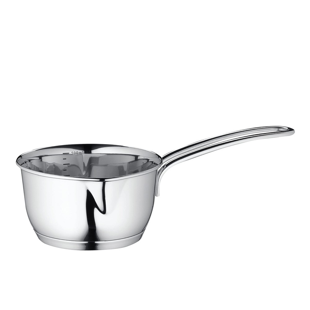 Küchenprofi Stainless Steel Saucepan with Clad Bottom, 16-Ounce,Silver