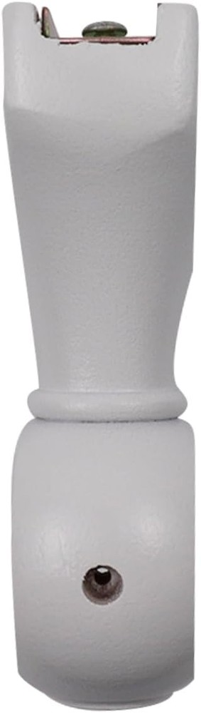 Antrader Wood Curtain Rod Brackets,White Support Bracket,Window White