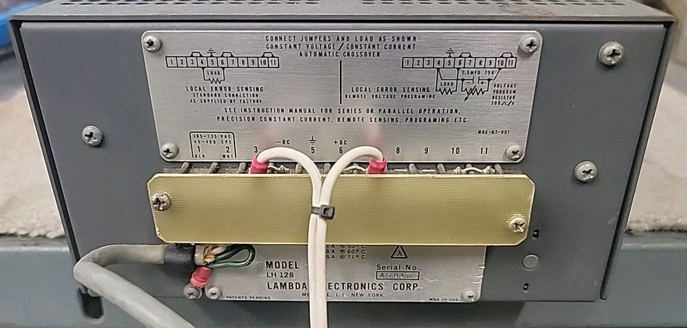 Lambda Electronics Regulated Power Supply LH 128