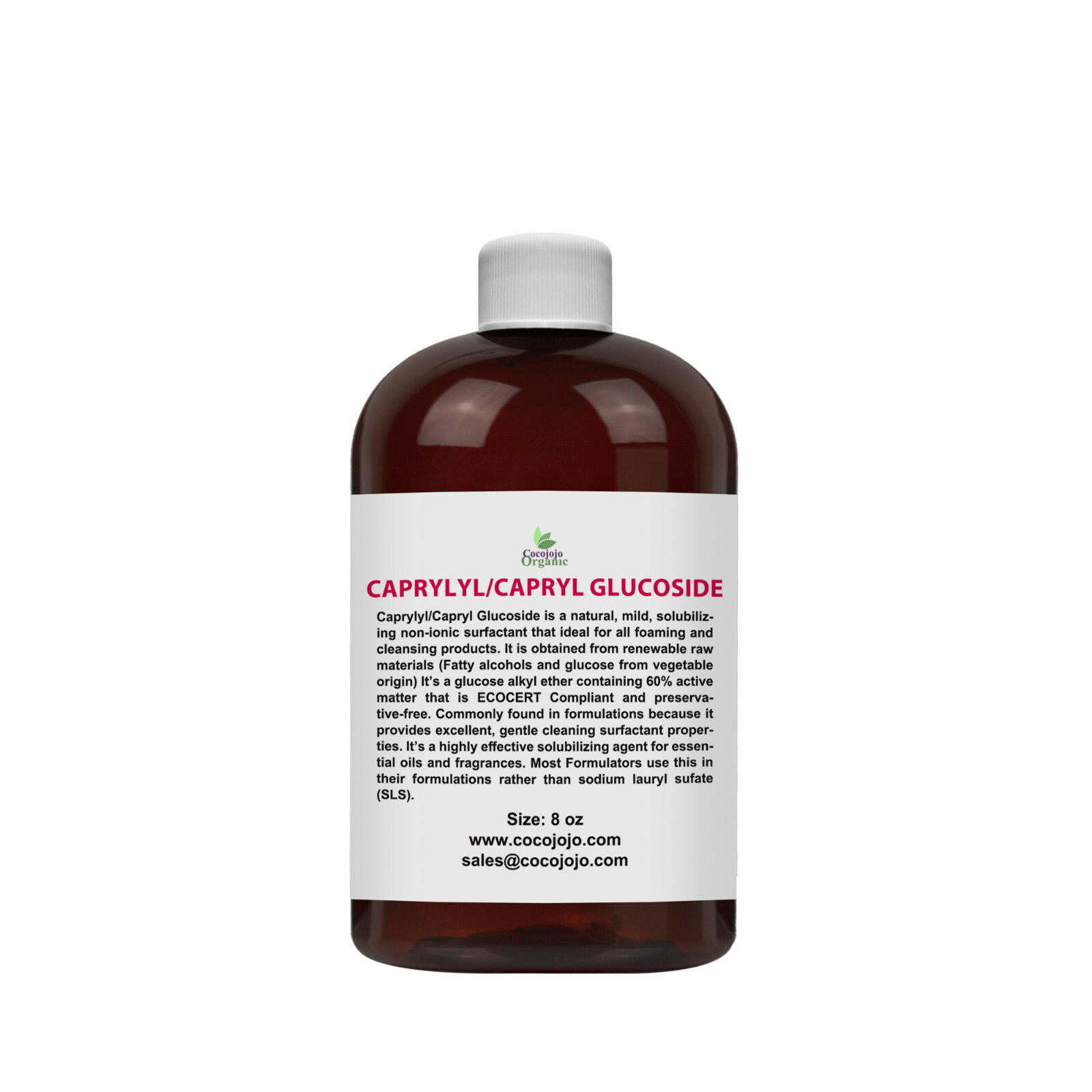 Capryl glucoside bio-degradable natural surfactant non gmo diy shampoo soap foam