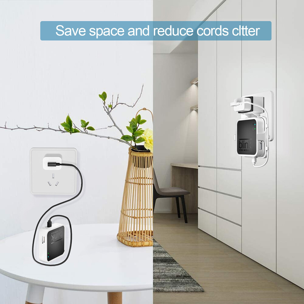 Wall Mount Bracket Protective Case for All-new Blink Outdoor Blink Sync Module 2