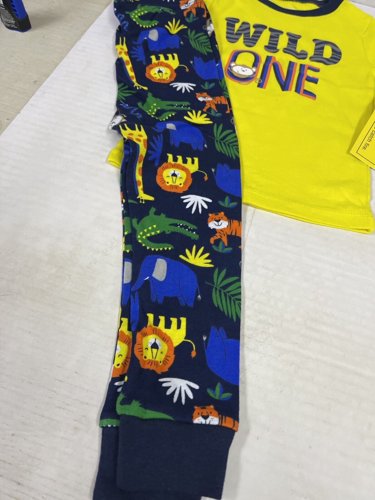 CozyJams 2 PJ sets short sleeve and long sleeve 4 pieces,Colorful Jungle 4T New