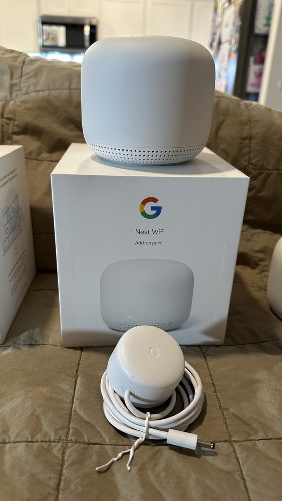 Google Nest Wifi Router and 3 Add-on Points