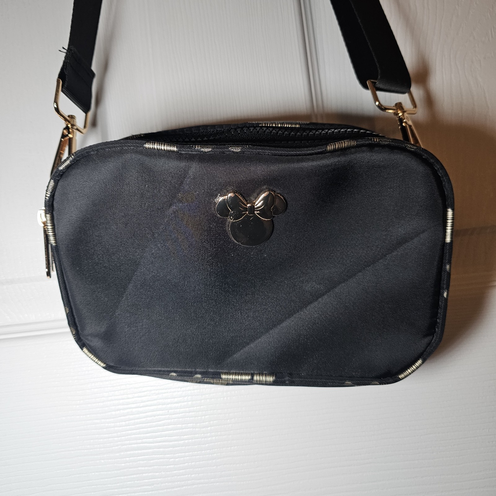 Disney Minnie Mouse Black Belt Bag Crossbody