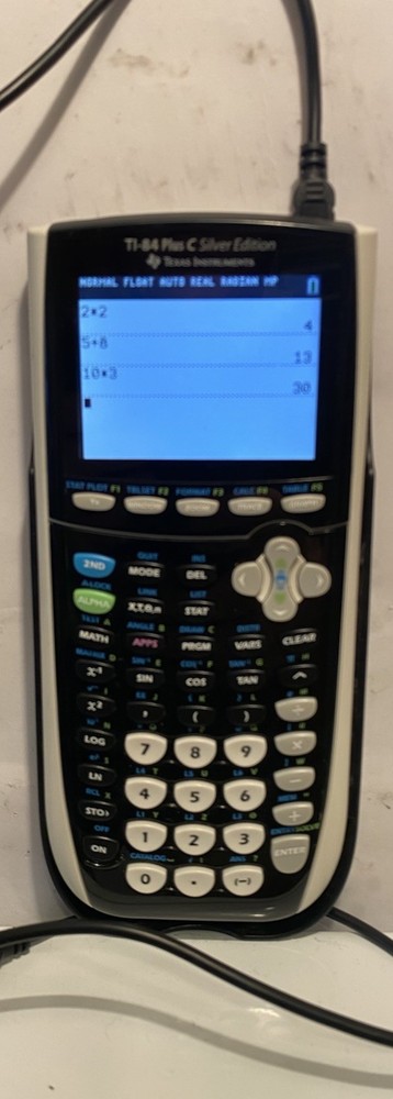 Beautiful Texas Instruments TI-84 Plus C Silver Edition Graphing Calculator