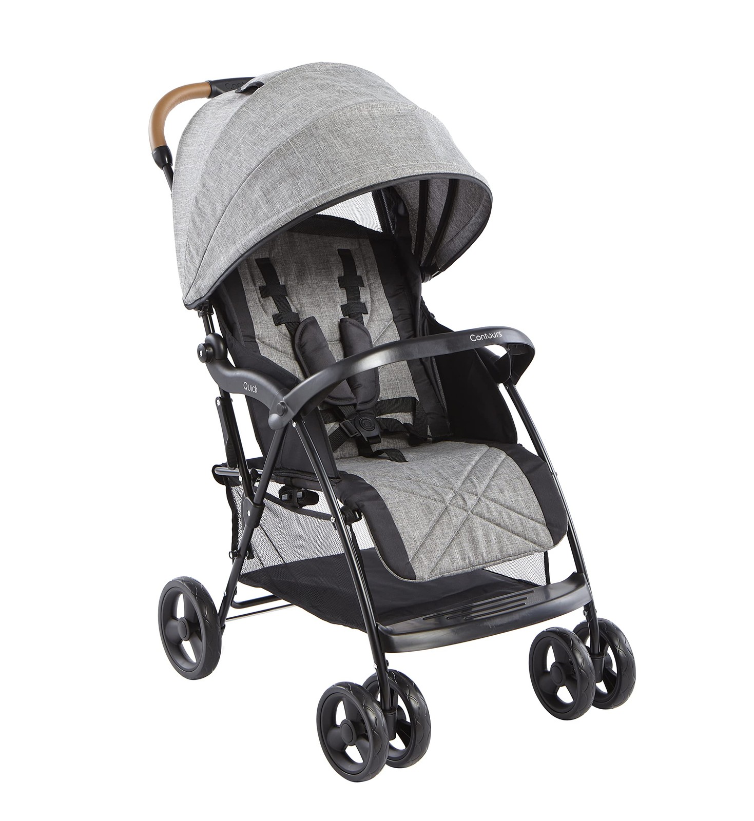 Contours Quick Lightweight Travel Toddler and Baby Stroller with Adapter Free...