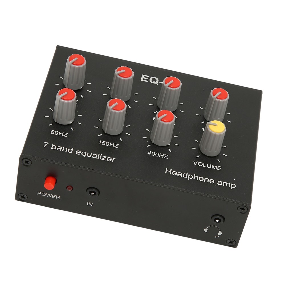 7 Band Sound Equalizer Output Input 7 Band Equalizer High Bass Adjustment