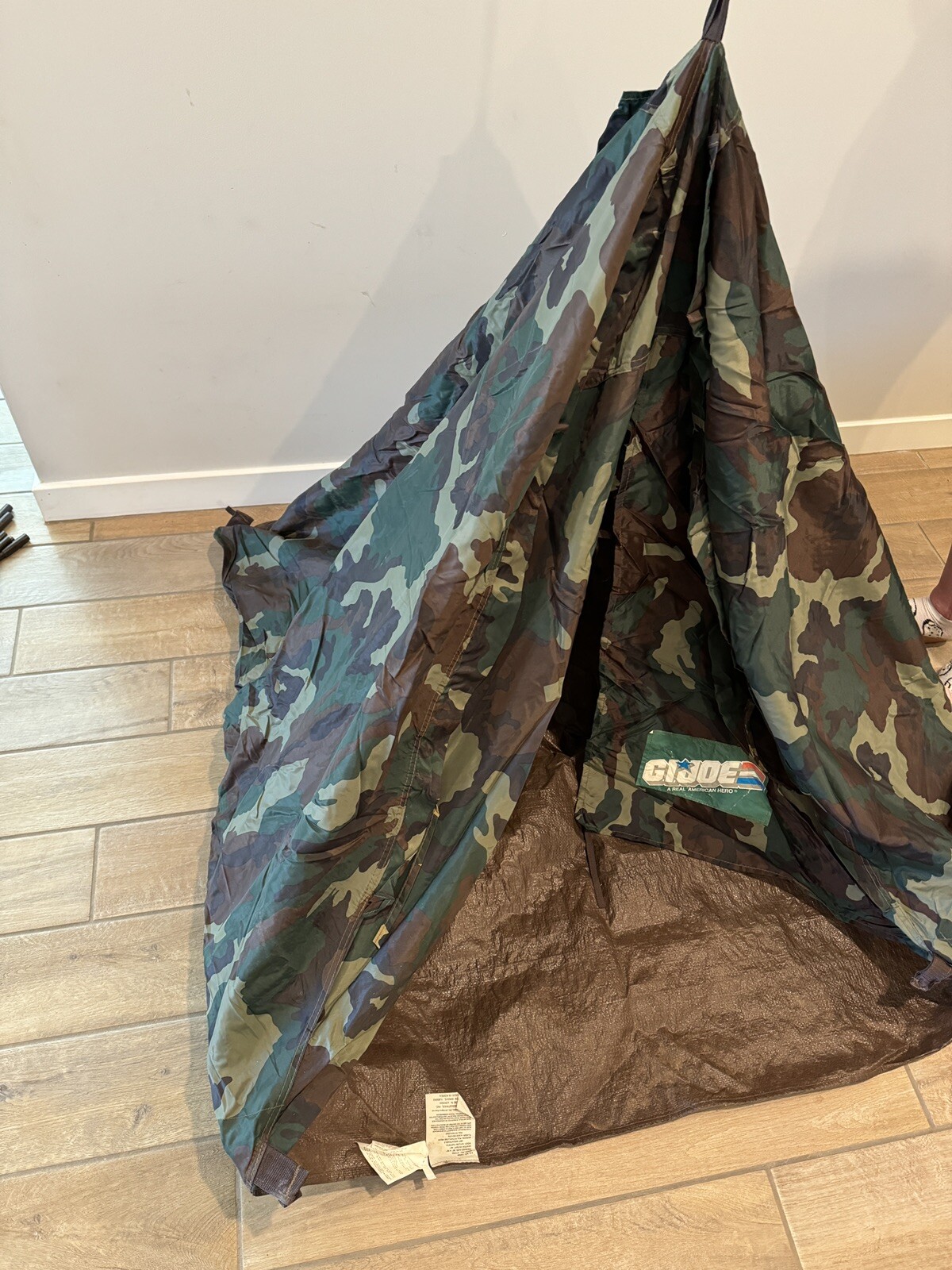 1986 ERO Hasbro G.I. Joe “Trooper Dome” Camo Play Tent - Incomplete! Read Descri