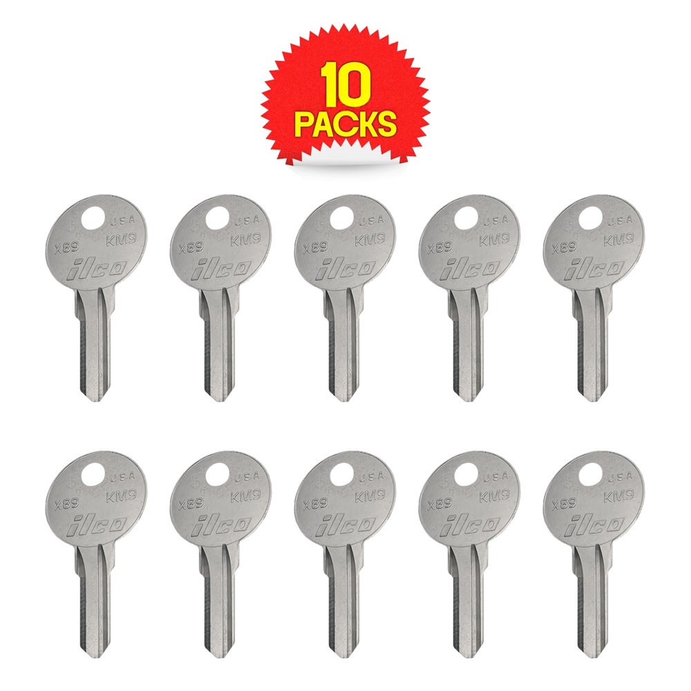 X89 / KM9 Key Blank Nickel