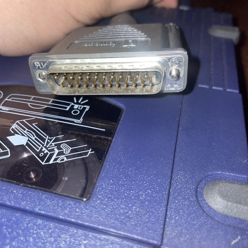 Iomega Z100P2 ZIP 100 25-Pin Parallel External Floppy ZIP Drive - UNTESTED