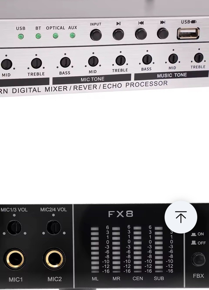 New Karaoke Pre-Effects KTV Professional Digital Audio Echo Effect Processor DSP