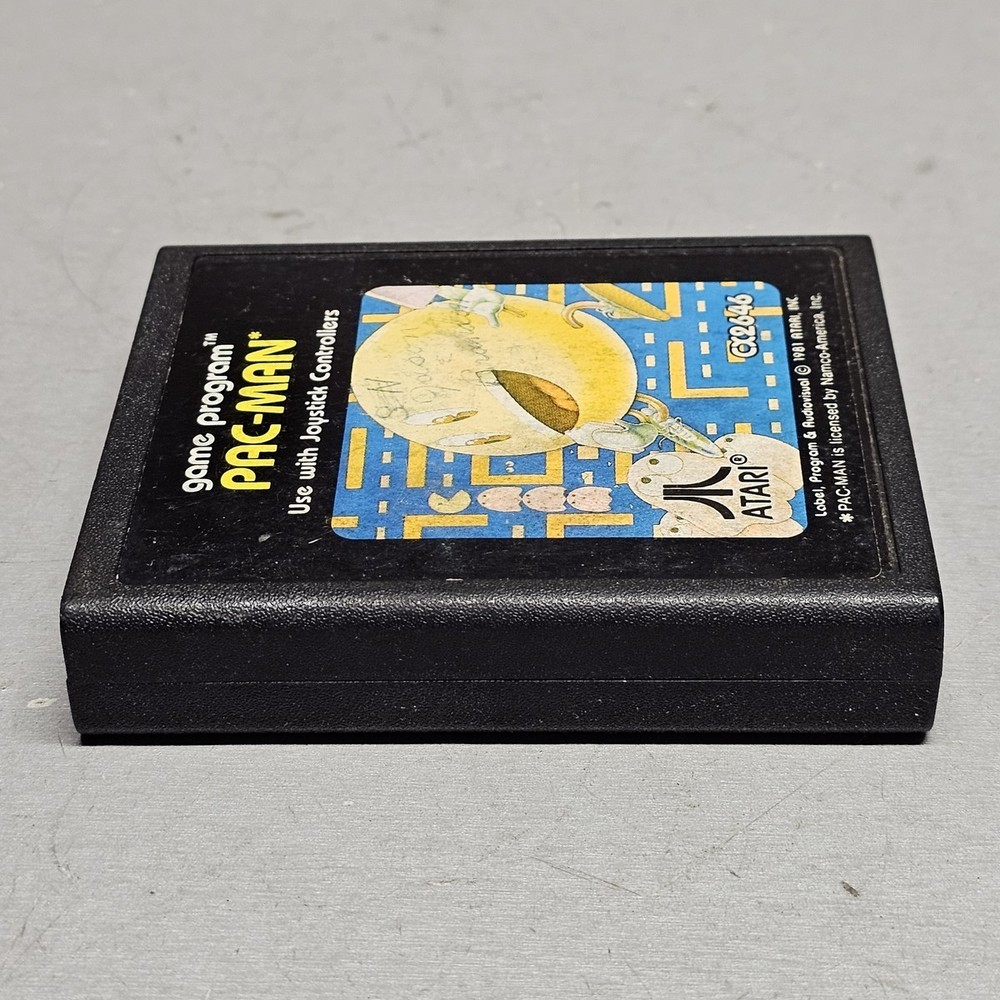 Atari 2600 PAC-MAN Video Game Program Cartridge 1981 CX2646
