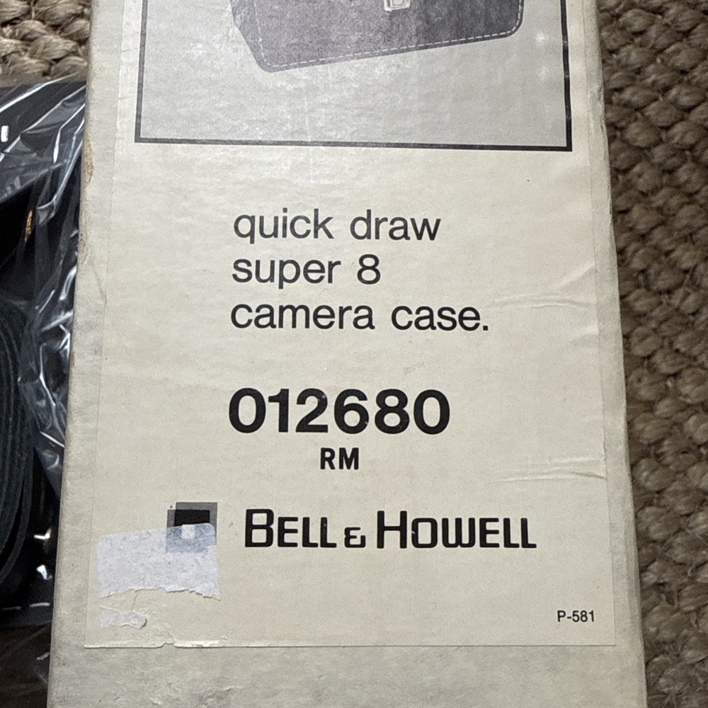 Bell & Howell Quick Draw Super 8 Camera Case Model 012680 - New