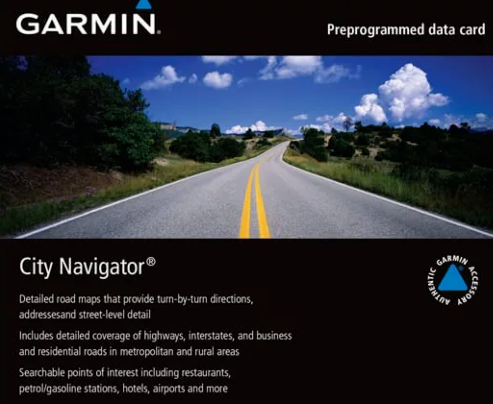 Garmin City Navigator South America Preprogrammed microSD Card 010-11752-00