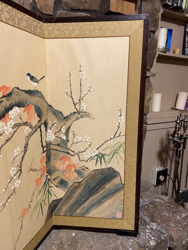 japanese 4 panel screen / divider