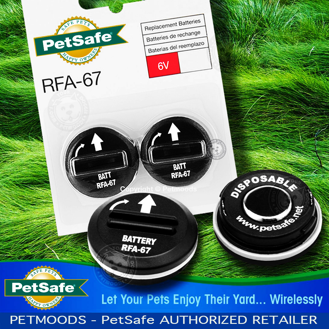 PetSafe RFA-67D-11 Batteries Wireless Dog Fence Collar PIF-275-19 PUL-275 Qty 6