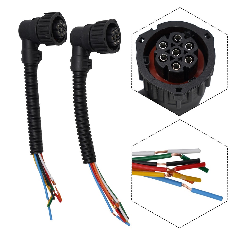 Black ABS Rear Tail Light Connector Base for Sprinter Prewired