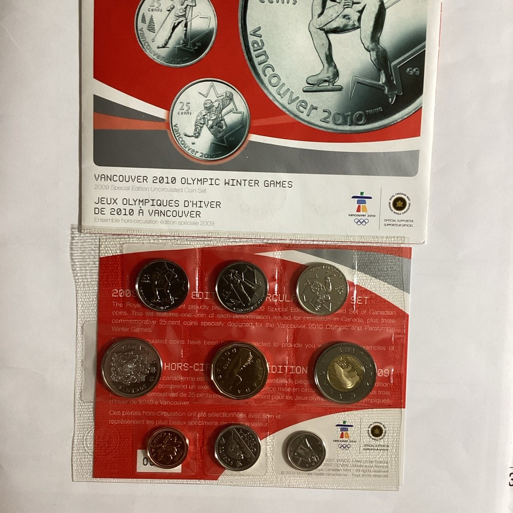 Canada 🇨🇦 2009 SE Olympic Proof Like Set Issued By RCM