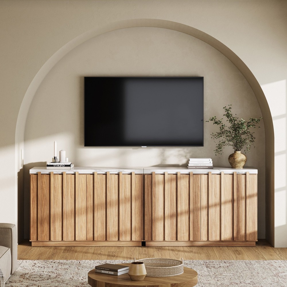 Modern Storage Cabinet with Adjustable Shelves