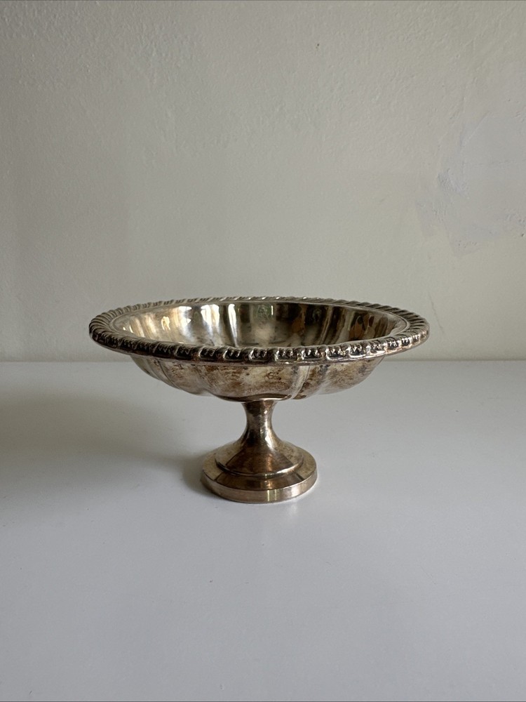 Oneida Silverplate Pedestal Dish Bowl Vintage