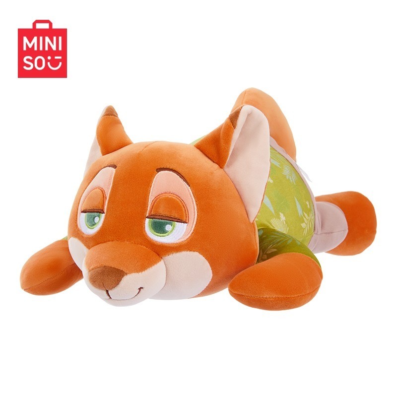 MINISO Zootopia Plush Doll Judy Hopps and Nick Wilde in Lying-down Pose