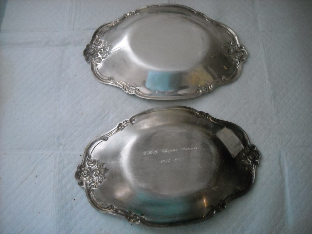 International Silver Co. Silverplate Candy Nut Dish 9"