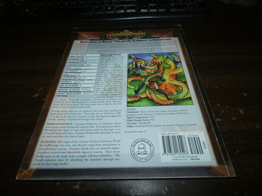 Hackmaster: Hacklopedia of Beasts - Volume III