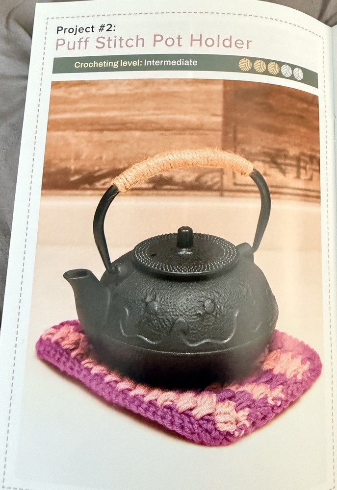 hooks & needles Crochet Kit with Yarn, Accessories & Pattern Guide – Purse, Pot…