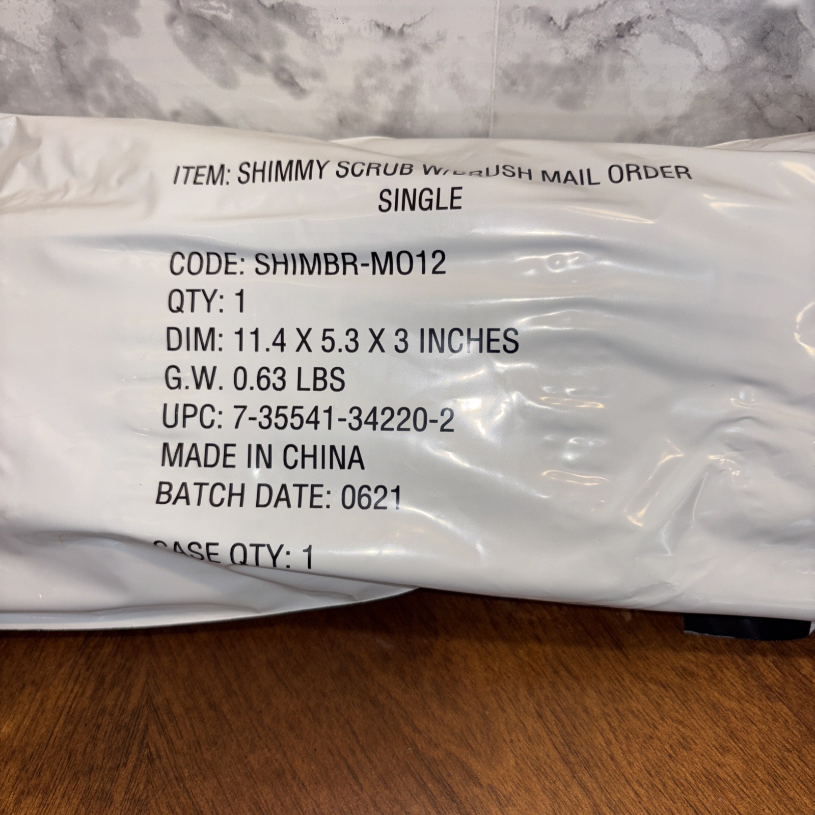 Shimmy Scrub with Bonus Scrub Brush 2 Piece Set New in Packaging (lot of 2)