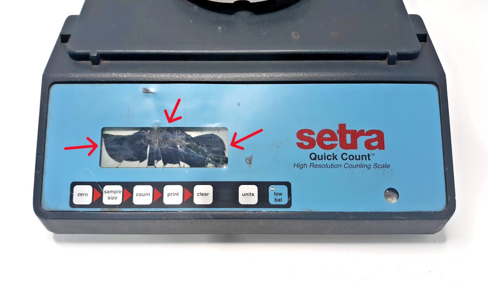 Setra Systems Quick Count High Resolution Counting Scale 16.5VDC No Power