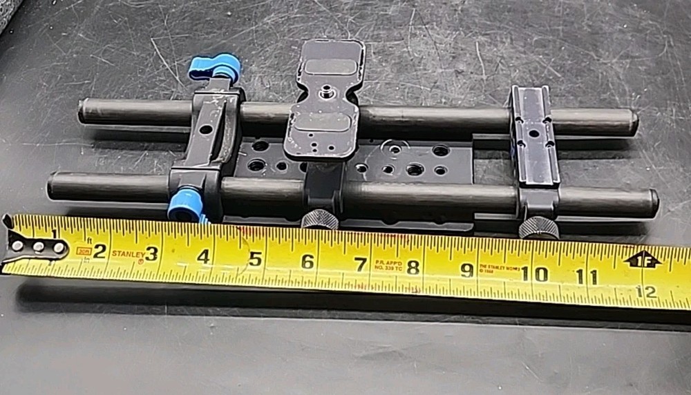 REDROCK MICRO DSLR Camera Baseplate w Quick Release & Accessory Base & 12" Rods