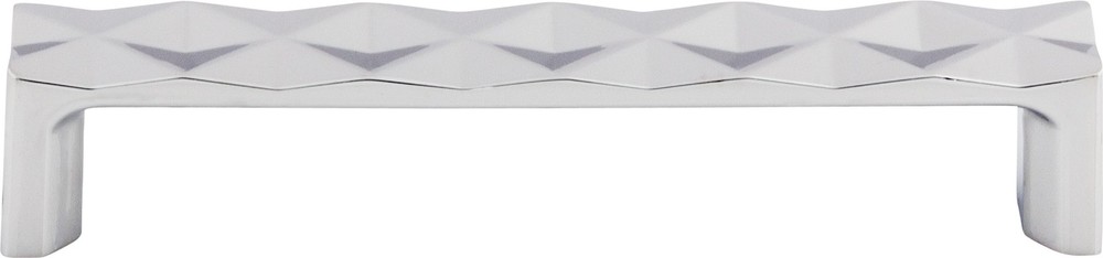Top Knobs TK562PC Quilted Pull 5 1/16" (c-c) Polished Chrome