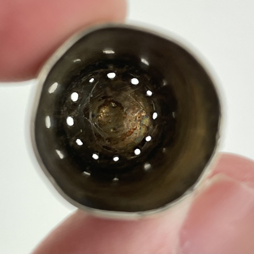 Antique Solid Silver Thimble Size 6 Charles Horner 1910 2.4cm 5.8g