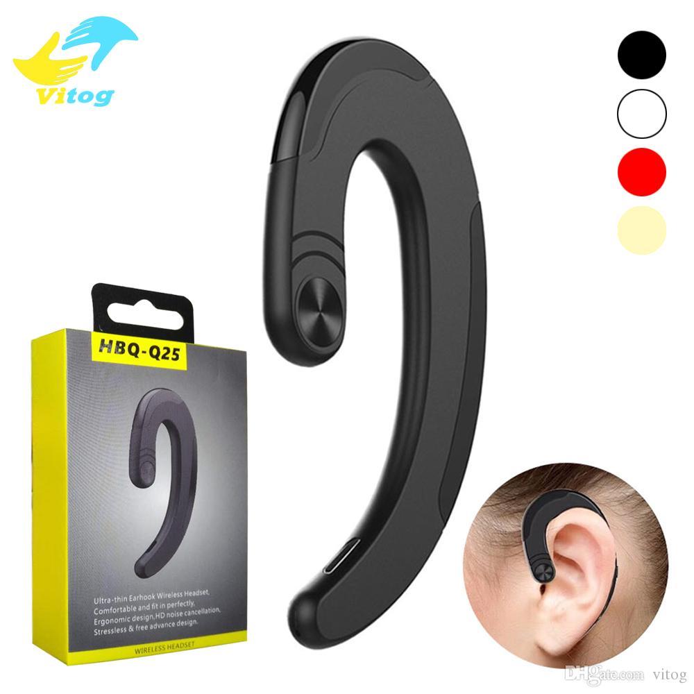 HBQ-Q25 Ultra-thin wireless Headset, Ergonomic design BLK .