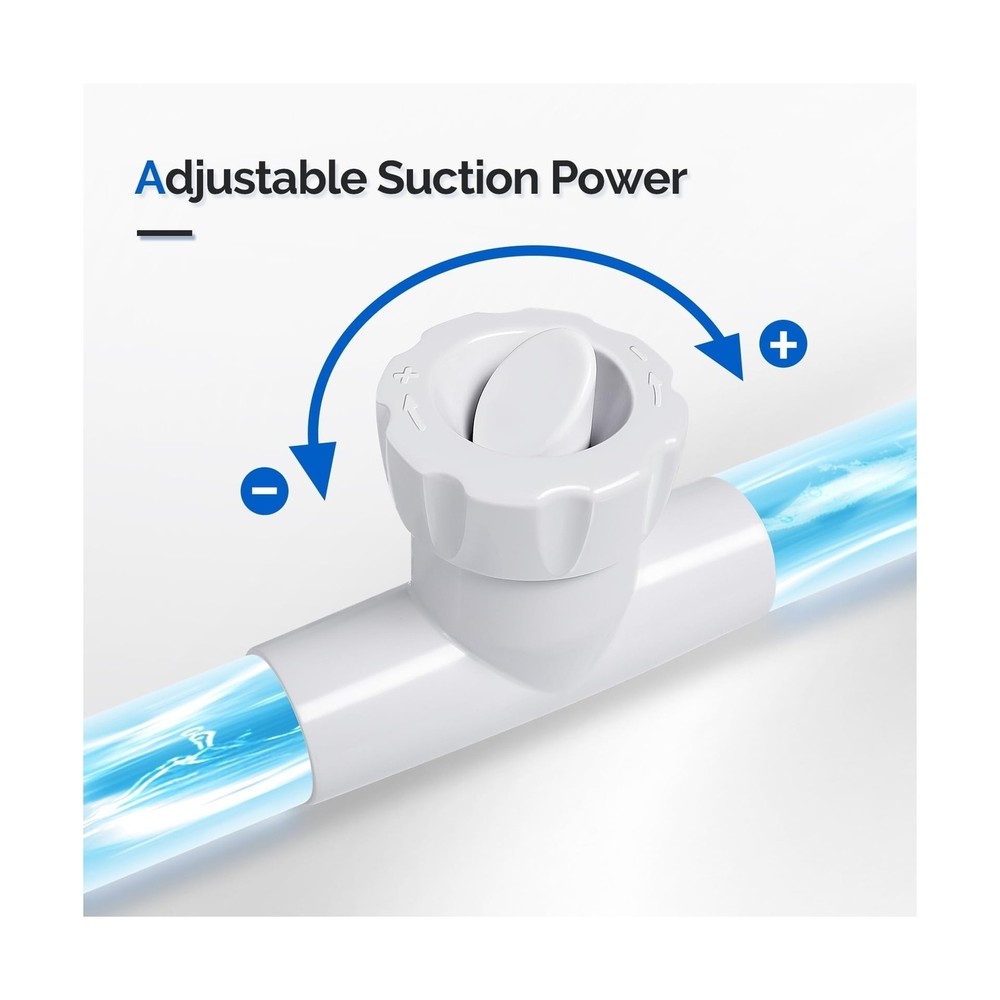 Automatic Pool Vacuum Suction Side Wall Climbing 40ft Hose For Inground Pools