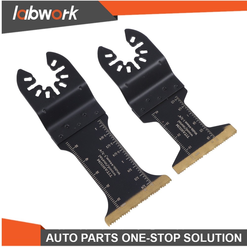 Labwork 110PCS 4 Type Universal Titanium Oscillating Saw Blades Multitool Blades