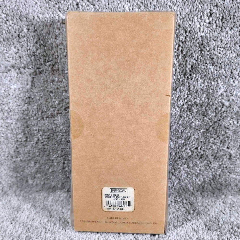 Restoration Hardware Simone Multi Function Pruner Garden Tool Fold Cut Saw Knife