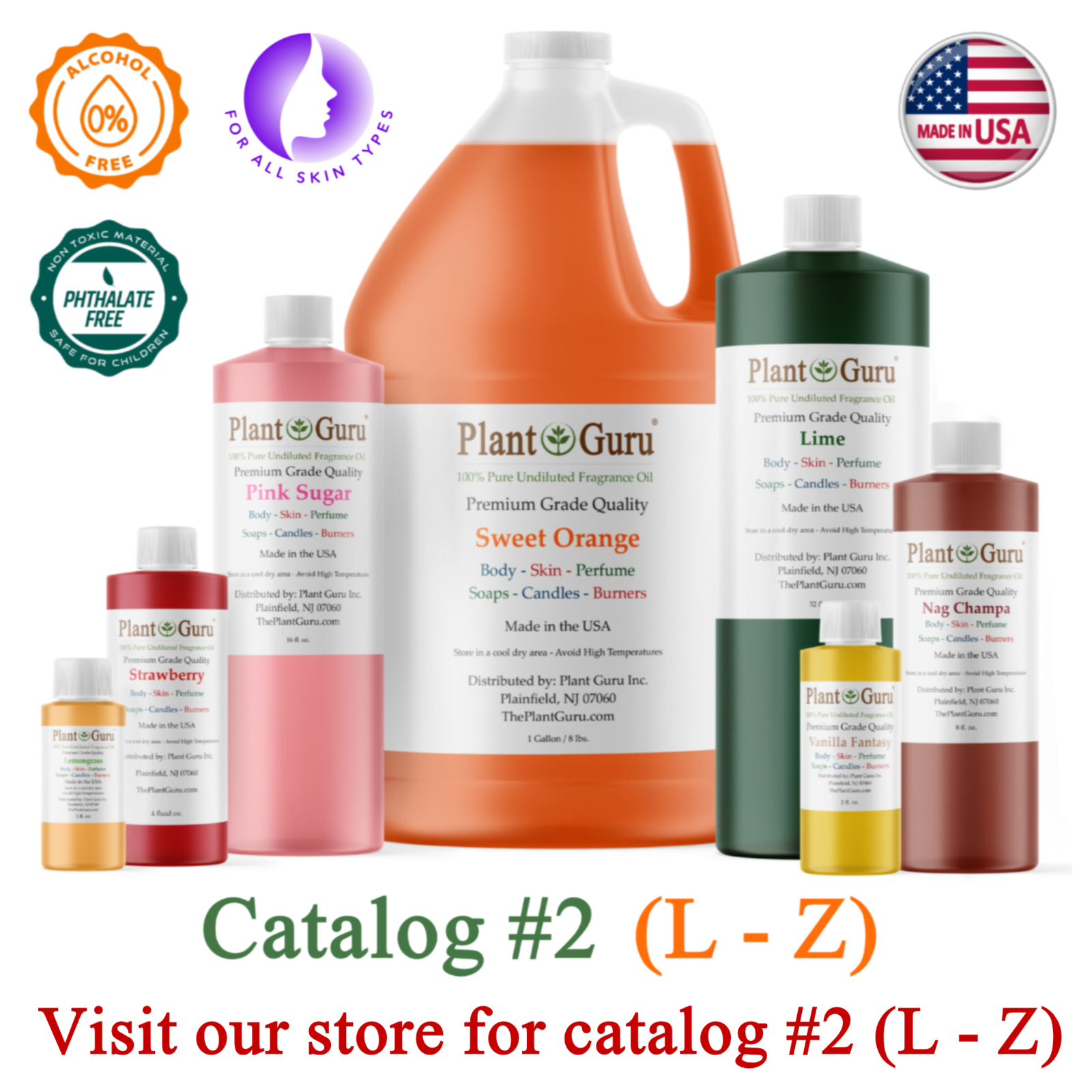 Fragrance Oil 1 oz. For Candle Soap Making Burner Incense Create Scented Set Lot