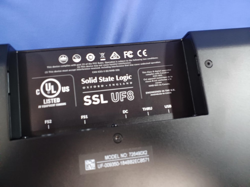 Solid State Logic SSL UF8 Advanced DAW Controller Works Well Tested TMB01 5.0