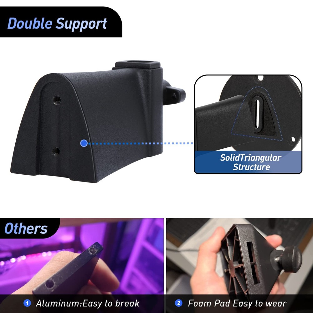 Microphone Wall Mount Boom Arm - Microphone Wall Mount for Mic holder,Horizontal