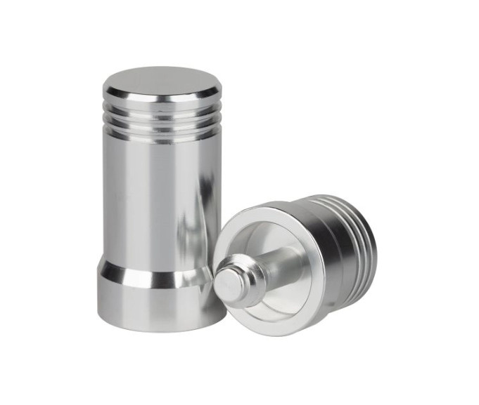 Action Threaded Aluminum 3/8 x 10 Joint Protector - Silver
