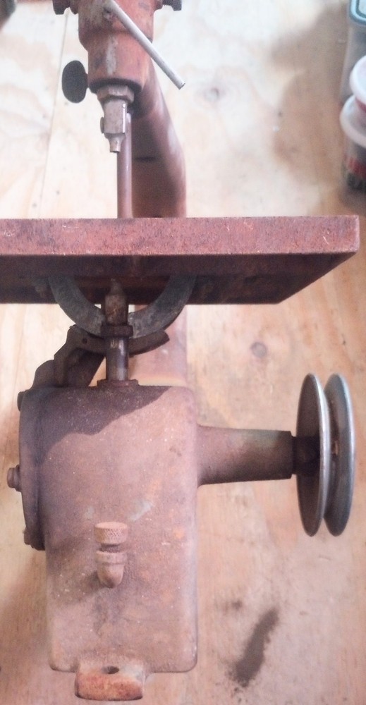 1934-37 The Driver Line Scroll Saw Walker-Turner Table Mounted