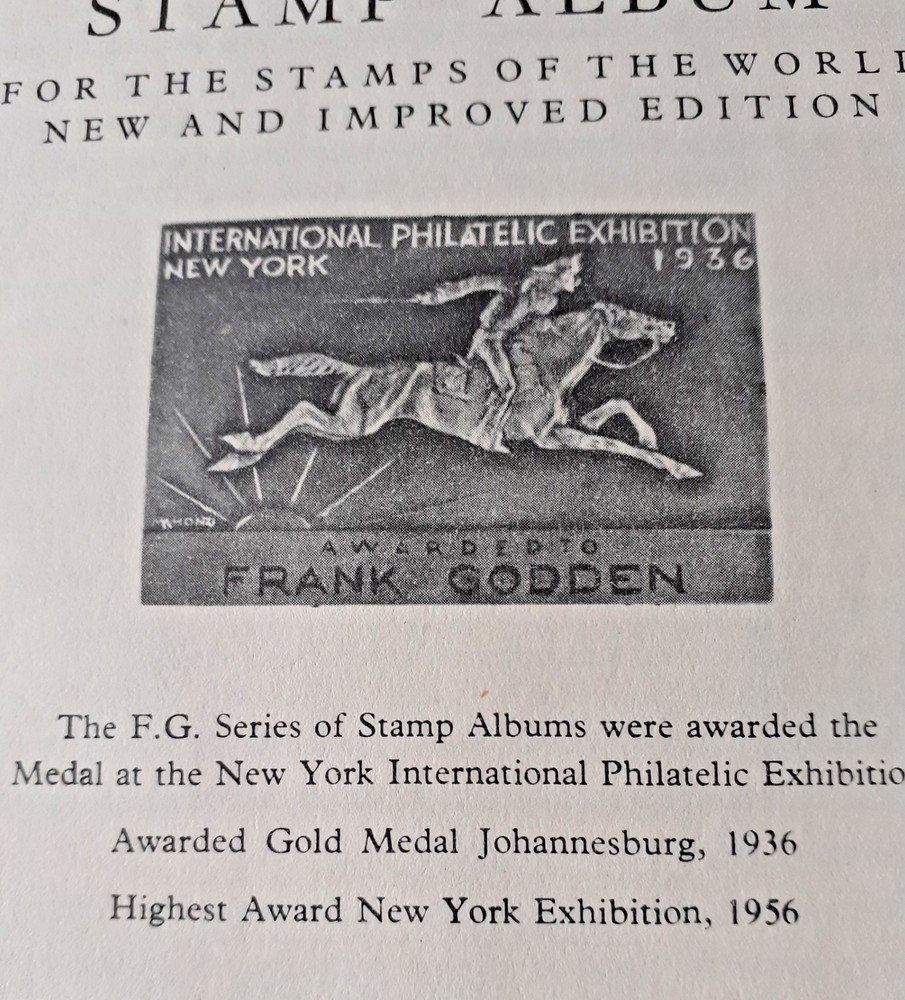 Vintage NELSON Stamp Album