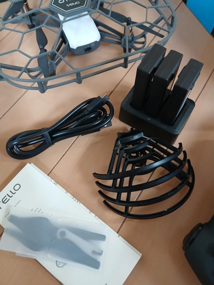 Dji Tello Drone T1d Controller With 3 Drones Mini Quadcopter Bundle For