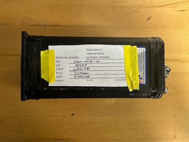 BENDIX/KING, KI 256 FLIGHT COMMAND INDICATOR, PN: 060-0017-01, AS REMOVED