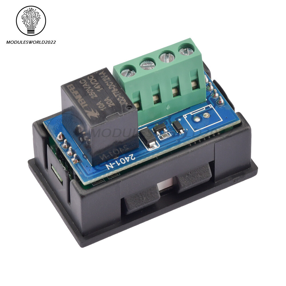 T2401-N DC12V Delay Dual Display Digital Time Relay Module Cycle Timer Control